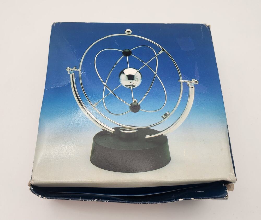 Westminster Art in Motion Cosmic Rings Magnetic Kinetic Sculpture Art NOS 80's